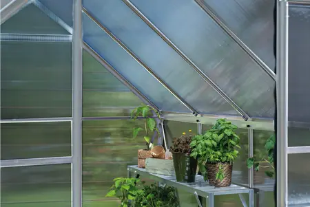 ICON 6 · 6.1 m² (6' x 10') Mill w/4 mm Polycarbonate